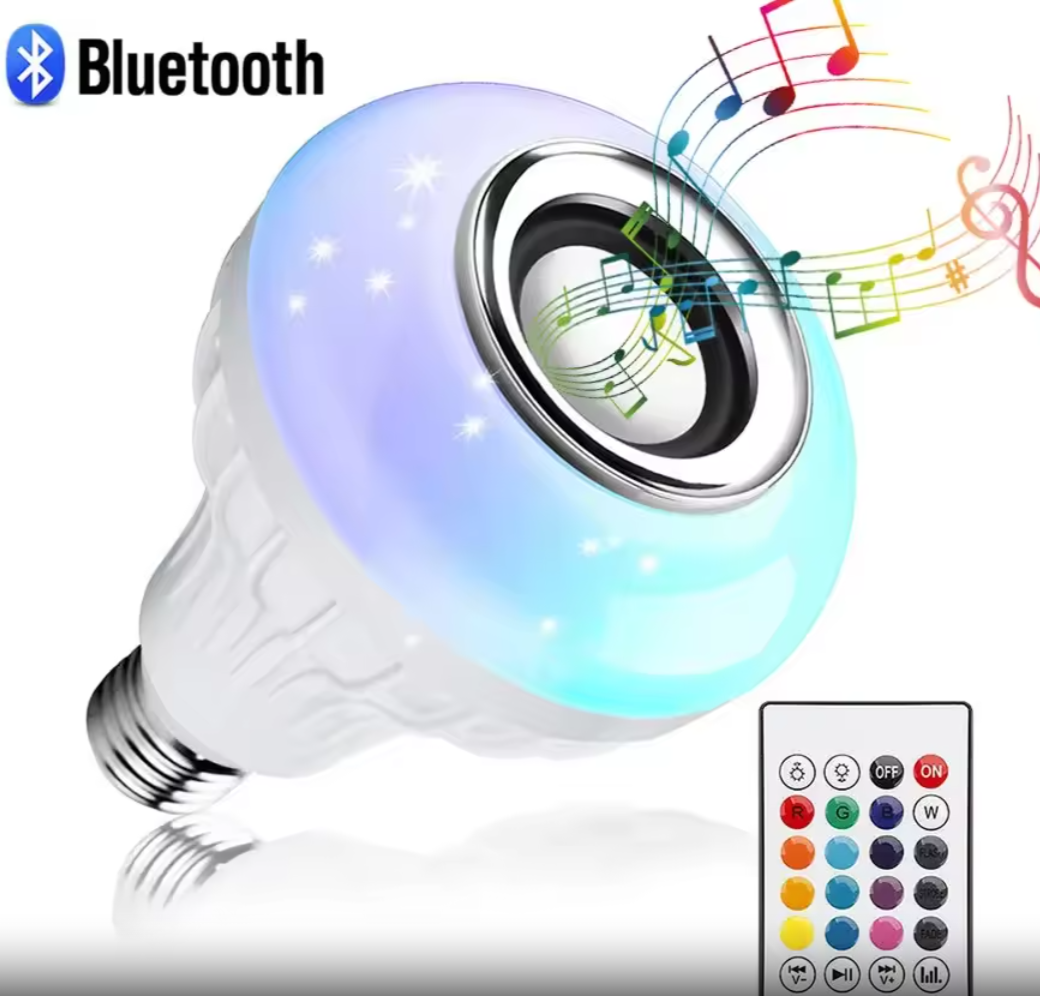 RGB Bluetooth Speaker Bulb 🎶💡- 💥Clearance Sale 60% Off 🔥