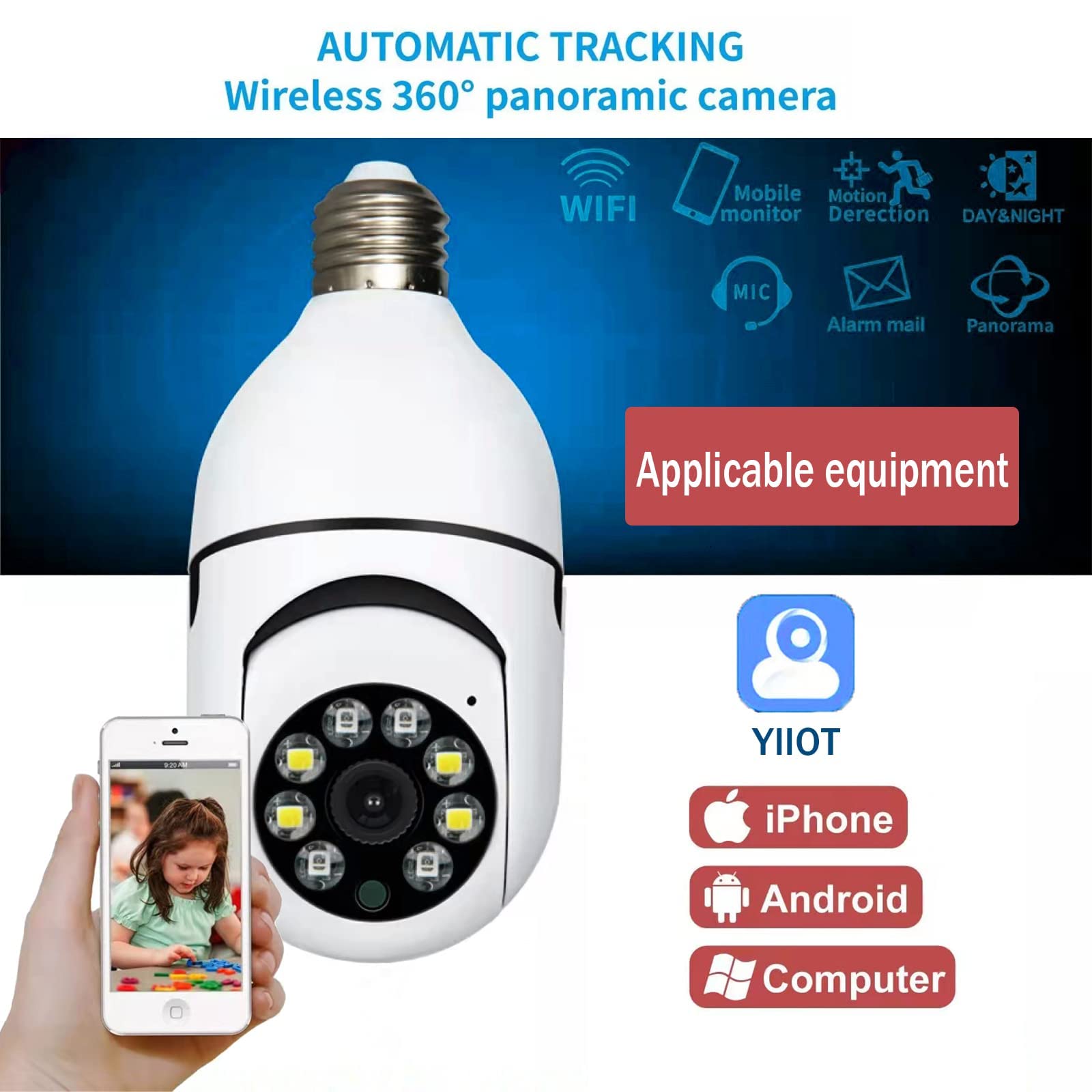 Light Bulb Smart Camera