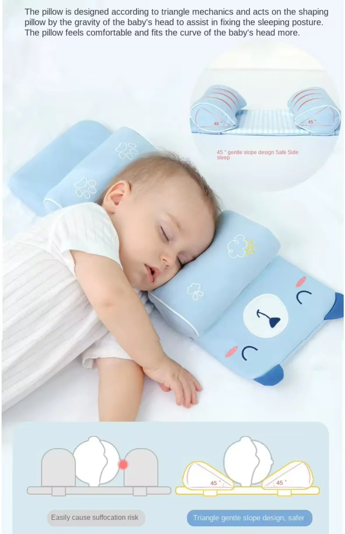 Baby Head Shaping Pillow